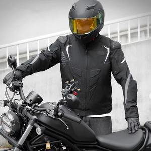 Chaquetas de motocicleta de poliéster Chaquetas de motocicleta impermeables de peso ligero para hombres Las mejores chaquetas de motocicleta ignífugas de verano - Product Image 2