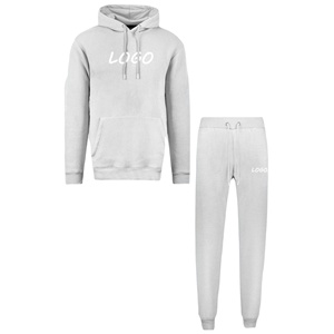 Custom Hoodies for Men Custom Mens Tracksuit <b>Set</b> High Quality Cotton Polyester Tracksuits Oversize Fleece <b>Embroidery</b> Tracksuit - Product Image 1