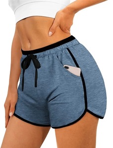 กางเกงแฟชั่นขาสั้นสำหรับผู้หญิงเอวสูงใส่เล่นยิมออกกำลังกายเล่นโยคะวิ่งฝึกซ้อมขายส่ง - Product Image 4