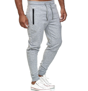 Heavy High Quality Fleece Sweatpants with Zipper Pocket Over-<b>sized</b> Elastic Waist Casual Cotton Polyester for Winter - Product Image 1
