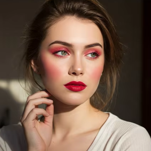 Stick éclat au beurre de karité infusé à la marguerite rouge, baume de beauté naturel hydratant et riche pour les lèvres, le visage et les yeux, effet antioxydant, formule biologique - Product Image 1