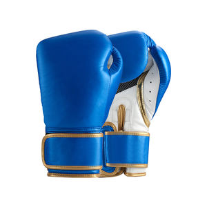Gants de boxe en cuir de haute qualité pour MMA et entraînement sur sac de frappe, respirants, fermeture à scratch - Product Image 3