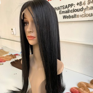 Mejor Venta 100% Virgen Vietnamita Cabello humano HD Cierre de encaje transparente Pelucas humanas de Cloudyhair - Product Image 1