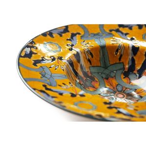 Set di 6 Ciotole per Pasta in Ceramica Design Italiano |   Decorazione Mediterranea |   Stampa Digitale |   Amalfi Excelsa |   Adatto alla lavastoviglie - Product Image 4