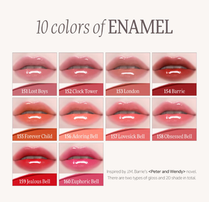 Dinto จูบกันลึกทำให้ริมฝีปากเคลือบฟัน151 Lip Enamel Lost Boys หายไป Peter Wendy Collection ลิปกลอสเข้มข้นลิปกลอแรงกระทบสูงมีวอลลุ่ม - Product Image 3