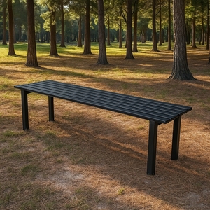 Panca da giardino modello roma acciaio 160 cm panca da giardino - Product Image 3