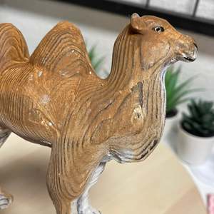 Scultura in Legno di Cammello Intagliata a Mano YEEYAYA, Stile Art Deco, Materiale in Ottone con Motivo Vegetale per Decorazione Casa e Stanza - Product Image 2