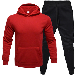 Venta al por mayor de ropa deportiva de invierno para hombre con logotipo personalizado conjunto de chándal sudaderas con capucha de talla grande y camisetas para correr Material de algodón y poliéster - Product Image 3