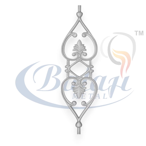 Modern Grey Cast Iron Balcony Grill Sand Moulding Super Shot Blast Finish Protection Panel Railing Component 5 Year Warranty - Product Image 1