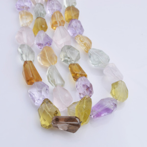 พลอยธรรมชาติแบบกึ่งเจียระไนหลายสี สำหรับทำเครื่องประดับชั้นดี - Product Image 4