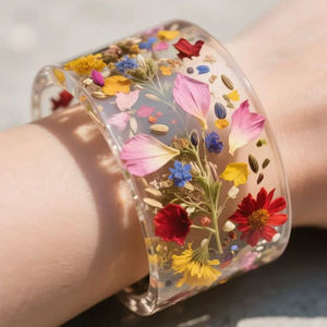 ชุดกำไลข้อมืองานแต่งงานแฟชั่นสุดหรู ดีไซน์อินเดีย ทำด้วยมือจากเรซิ่นทอ ปลอดสารพิษ กันน้ำ สีน้ำตาล/เขียว - Product Image 1