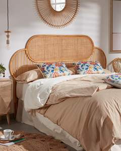 Cabecero moderno de ratán, muebles de dormitorio y queen de tamaño king, artesanía vietnamita, buen precio - Product Image 6