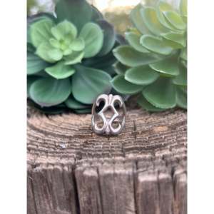 Bague ovale en argent sterling avec perle, taille 10,75, plaquée rhodium, certifiée IGI - Product Image 1