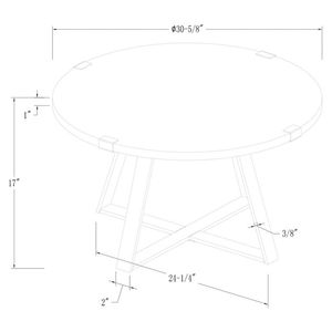 โต๊ะกาแฟไม้มะม่วงแข็งแบบยืดได้สไตล์อุตสาหกรรมทันสมัยผิววอลนัทสีเข้มสำหรับเฟอร์นิเจอร์ห้องนั่งเล่นในบ้าน - Product Image 5