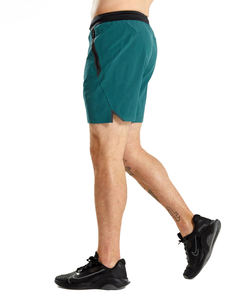 Ensemble d'été 2 pièces OEM personnalisé : T-shirt uni écologique pour homme et short à logo frontal - Product Image 3