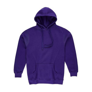 Sweat à capuche bleu marine épais en molleton de coton, coupe ample, thermique, imprimé, non tissé, délavé à la pierre - Product Image 6