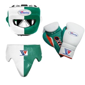 Gants de boxe, protège-tête et protège-gland en cuir véritable de qualité supérieure, sur mesure, prix de gros, pour la boxe et le sparring MS-SP-2710 - Product Image 1