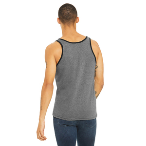 BELLA + LONVAS 3001 UNISEX JERSEY TANK TOPS FABRICANTE AL POR MAYOR ALGODÓN RINGER TANK TOP - Product Image 3