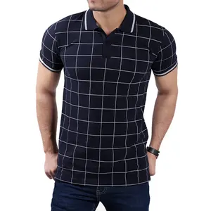 High Quality Multi Color Breathable Turn Down Collar Men Polo Shirts For Sale / Eco-friendly Cotton Made Men Polo Shirts