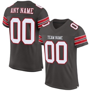 Maillot de football américain personnalisé pour homme, uniforme de sport en polyester respirant, tenue d'équipe personnalisée - Product Image 6
