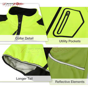 Chaqueta Softshell duradera para motocicleta para hombre con tela elástica y forro polar en el interior para todas las estaciones, chaqueta Softshell para motocicleta para hombre - Product Image 6