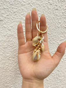 Llavero de Concha Natural, Accesorio de Recuerdo Hecho a Mano para Regalos - Product Image 3