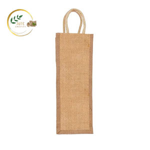 Sacs à vin en jute écologiques de haute qualité-Couleur et taille personnalisables Utilisation promotionnelle Prix bas - Product Image 2