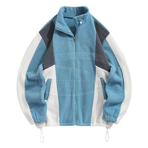 Hot Sale Winter Wear <b>Men's</b> <b>Pullover</b> Fleece <b>Jacket</b> Stand Collar Breathable Latest Design Made in Pakistan - Product Image 1