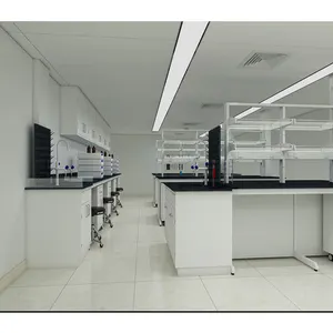 Muebles de laboratorio personalizados, Banco de mesa de Isla de encimera de resina fenólica