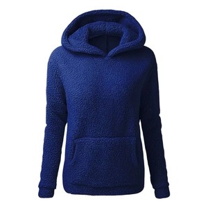 Sweat-shirts et pulls d'hiver pour femmes, motif ours mignon, écologiques, en polaire, manches longues, poche, pull décontracté, design avant - Product Image 4