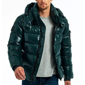 High Quality Custom logo Print Winter Cotton Bubble Jacket Men Oversize Outdoor Men Puffer Jackets 2025 - Product Image 1