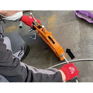 BETA-ROBUR <b>Manual</b> <b>Winch</b> with Passing Rope and Aluminum Alloy Body Complete with Operating Lever - Product Image 4