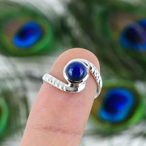 Handmade <b>Ring</b> Fashion Luxurious <b>Lapis</b> <b>Lazuli</b> Solid 925 Sterling Silver Natural Gemstone Jewelry Sterling Silver 925 Stamped <b>Ring</b> - Product Image 2