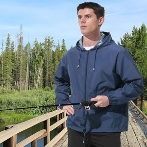 Mode décontracté coupe-vent veste manteau automne hiver nouveau vêtements d'extérieur chauds coupe-vent veste hommes vestes avec fermetures à glissière - Product Image 4