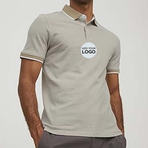 Pique Polo Shirt Men's Polo Shirts, 100% Cotton, <b>Classic</b> Fit Performance Polo Shirt - Product Image 1