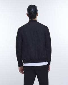 Blouson aviateur zippé pour homme de haute qualité, personnalisable, nouvelle mode, service OEM, blouson d'hiver noir, prix de gros - Product Image 3