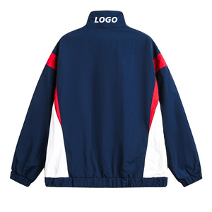 Custom <b>Nylon</b> Plain Mens Fall Clothing Tracksuit Men Full Adults Branded <b>Vintage</b> Windproof Workout Jacket Windbreaker Jackets - Product Image 3