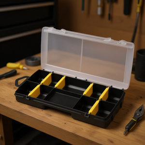 Organiseur de base Stanley avec 10 compartiments, armoire à outils pour l'organisation - Product Image 3