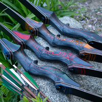 Mesa Takedown Recurve Bow Handle Amovible Hunting Bow Riser Noir Orange Rouge Vert 15 Pouces