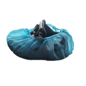 Sekali pakai plastik elastis tidak steril tahan debu tahan air pelindung isolasi penutup sepatu grosir - Product Image 3