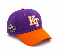 Casquette de baseball bicolore personnalisée, broderie de logo de haute qualité, réglable, unisexe, casquette de golf, casquette de sport décontractée pour adultes