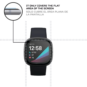 ANTISHOCK สำหรับฟิตบิท เซนส์ฟิล์มกันรอยหน้าจอ ฝาครอบป้องกันระดับพรีเมียมสำหรับสมาร์ทวอทช์ของคุณ - Product Image 4