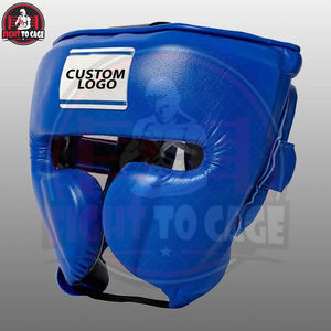 Juego de Boxeo de Alta Resistencia al Por Mayor con Guantes, Protectores de Punto y Protector de Cabeza - Cuero Genuino, Marca FIGHT to CAGE GEARS, MOQ 1-20 - Product Image 3