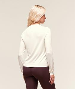 Ladies Patchwork Pullover Women's Clothing Long Sleeve Blouses Loose Round Neck Cotton - Product Image 2