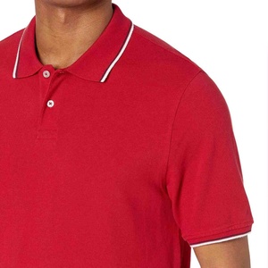 Polo athlétique homme haut de gamme à manches courtes avec bordure contrastante, col classique, pour le golf, personnalisation de marque, plusieurs tailles, vente en gros OEM - Product Image 2
