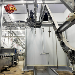 Línea <span class=keywords><strong>completa</strong></span> de matadero de cerdos con capacidad para 50 cerdos por hora, máquina de matanza de cerdos, equipo de carnicería, planta de procesamiento de carne, línea transportadora - Product Image 5