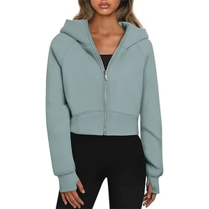 Meilleure vente haut décontracté d'hiver pour femmes direct d'usine sweats à capuche personnalisés de haute qualité sweat à capuche tricoté Streetwear - Product Image 4