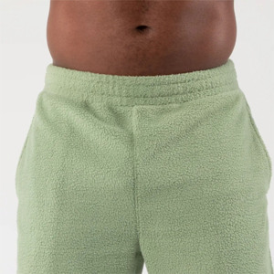 OEM Custom Manufectuer100% Fleece <b>Sherpa</b> Fabric Two Pieces Set Classic <b>Sherpa</b> <b>Joggers</b> for Men - Product Image 6