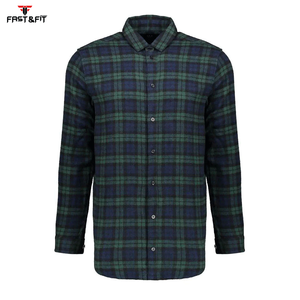 Profesional hecho 100% algodón logotipo personalizado nueva moda deportes al aire libre moda hombres Camisa de franela - Product Image 3