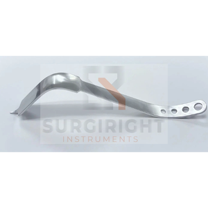 Retractor ortopédico Hohmann de 25mm de doble curva con 13 cuchillas y mango de 4 orificios CE ISO aprobado por Surgiright Instruments - Product Image 1